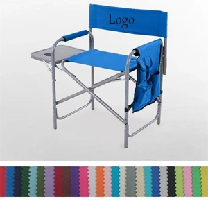 Portable Foldable Director Chair With Side Table And Bag
