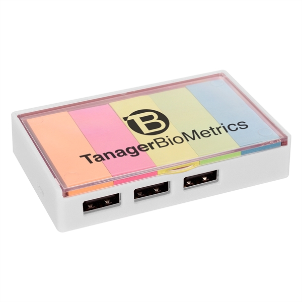 3-Port USB Hub With Sticky Flags - Image 15