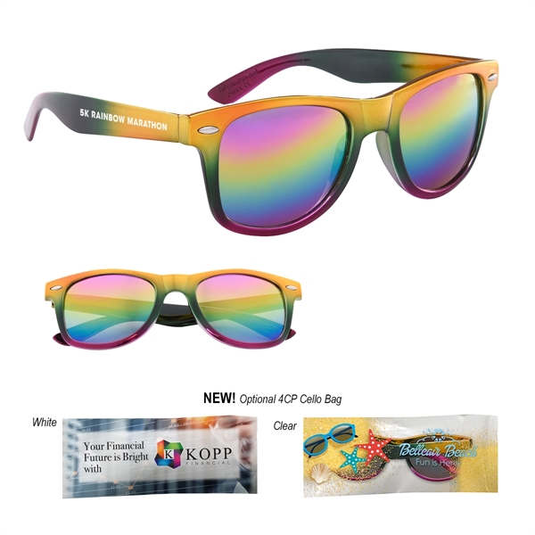 Metallic Rainbow Malibu Sunglasses - Image 1