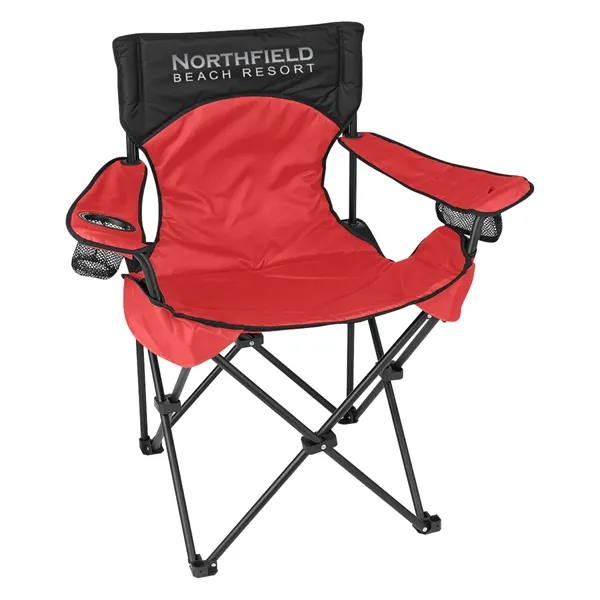 Deluxe Padded Folding Chair With Carrying Bag - Image 16
