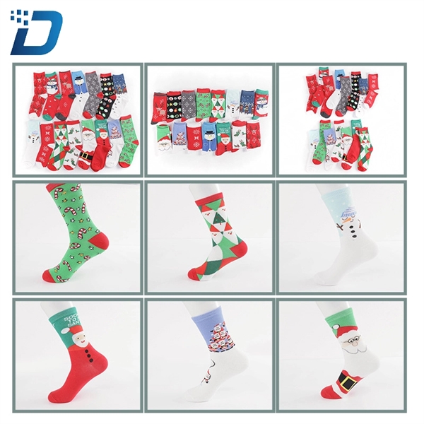 Custom Dress Christmas Socks for Men and Women - Image 4