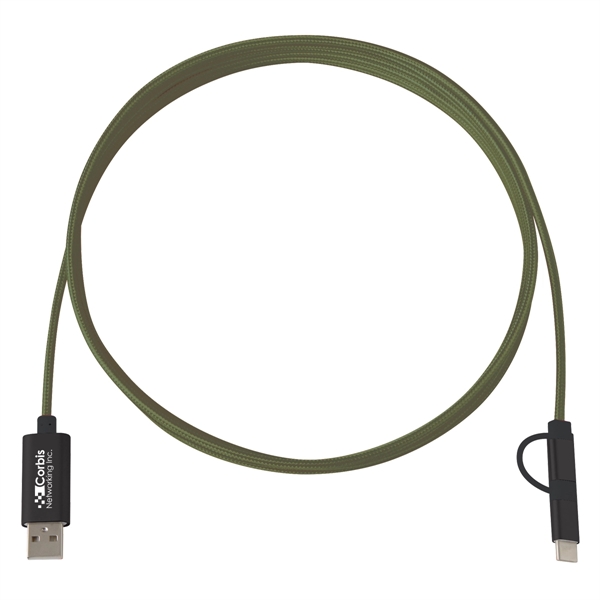 3-In-1 10 Ft. Braided Charging Cable - Image 14