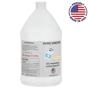 1 Gallon 70% Antibacterial Hand Sanitizer Gel - MADE IN USA