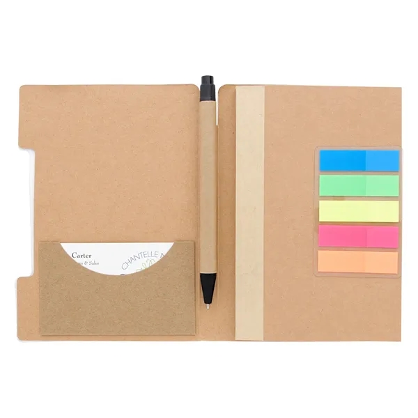 4" x 6" Notepad With Sticky Flags And Pen - Image 8