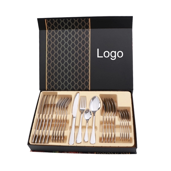 24 Pcs Stainless Steel Cutlery Set     - Image 2