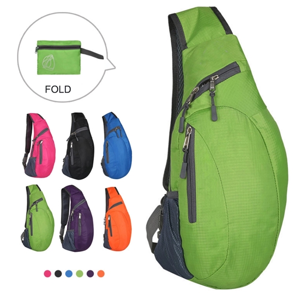Foldable Sling Bags Shoulder Chest Backpack