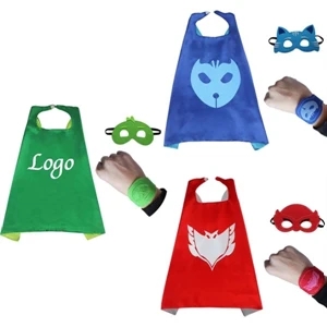 Youth Super Cape With Mask & Wristband