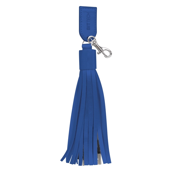 2-In-1 Charging Cables On Tassel Key Ring - Image 8
