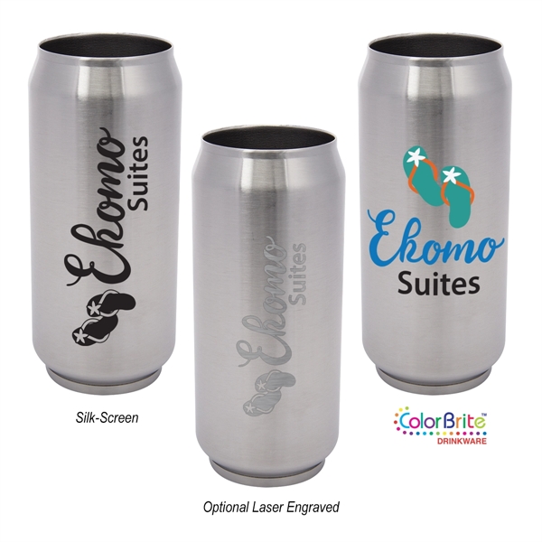 13 Oz. Soda Pop Stainless Steel Cup - Image 1