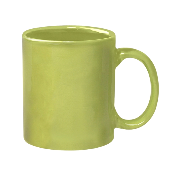 11 oz. Colored Stoneware Mug With C-Handle - Image 28