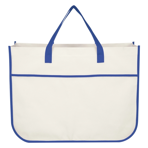 Non-Woven Galleria Shopper Tote Bag - Image 16