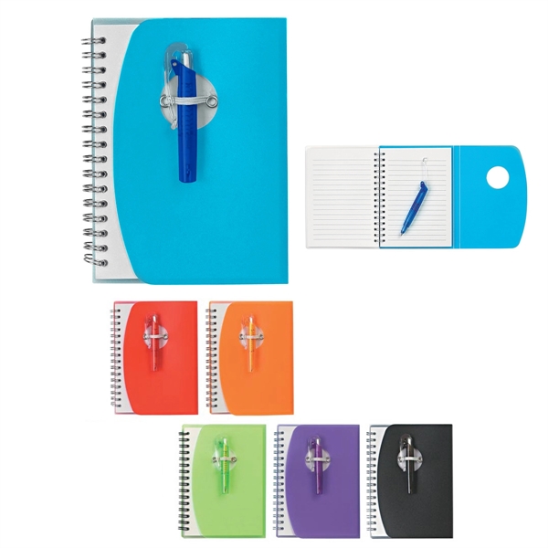 Spiral Notebook With Shorty Pen - Image 1