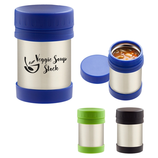 12 Oz. Stainless Steel Insulated Food Container - Image 1