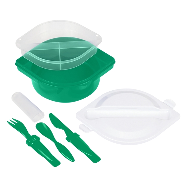 Multi-Compartment Food Container With Utensils - Image 11