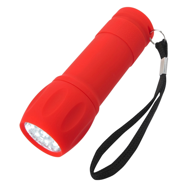 Rubberized Torch Light with Strap - Image 9