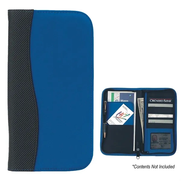Microfiber Travel Wallet With Embossed PVC Trim - Image 7