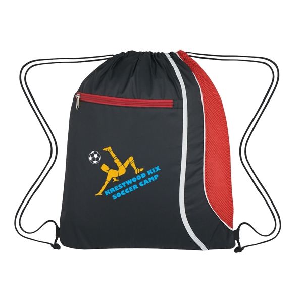 Mesh Accent Drawstring Sports Pack - Image 14