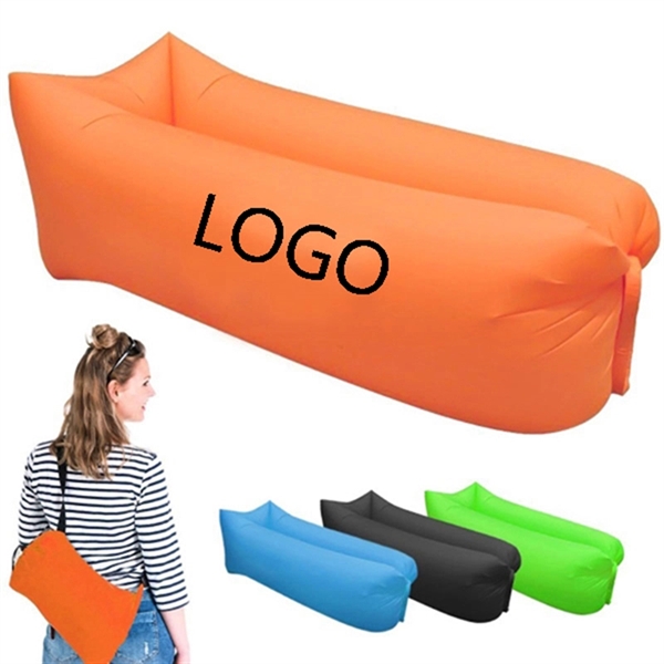 Square Shaped Headrest Inflatable Air Sleeping Sofa     - Image 1