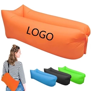 Square Shaped Headrest Inflatable Air Sleeping Sofa    