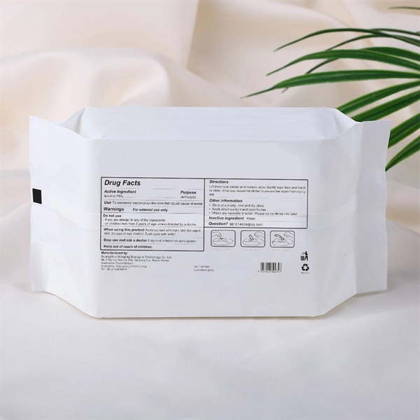 50 PCS 75% Alcohol Cleaning Wet Wipes - Image 4