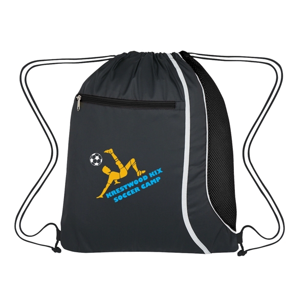 Mesh Accent Drawstring Sports Pack - Image 15