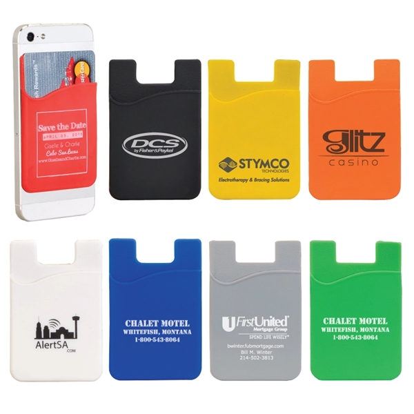 Slim Silicone Smartphone Mobile Wallet - Image 1