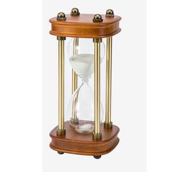 Square Wood Time Hourglass Timer 15 Minute