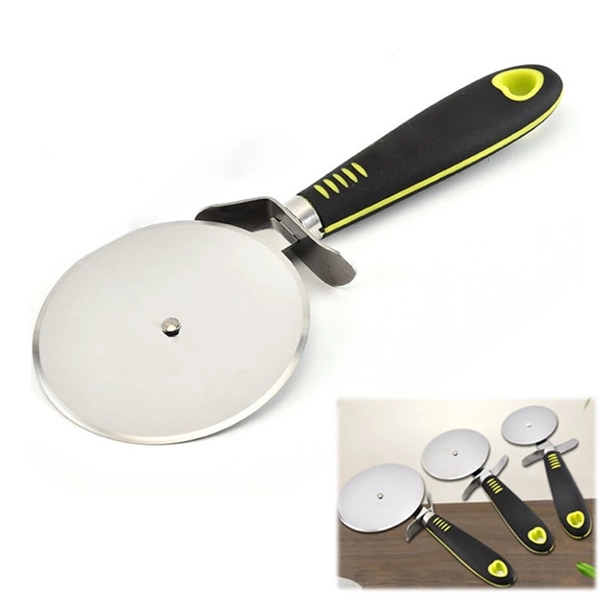 Small Size Stainless Steel Pizza Cutter Knife - Image 1