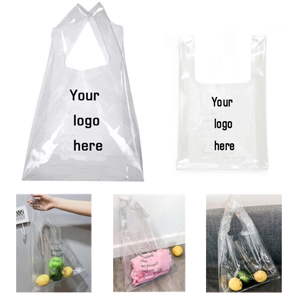 PVC Clear Vest Tote Bag - Image 1