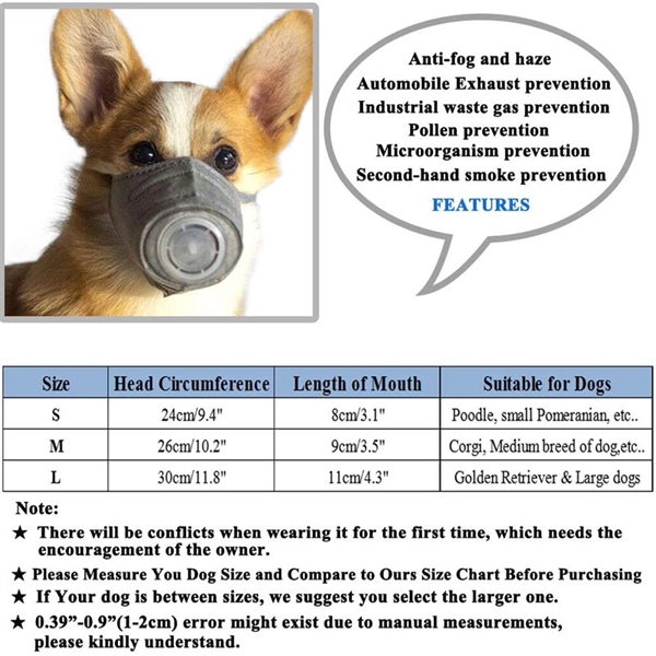 Adjustable Strap Pet Masks Dog Mask - Image 6