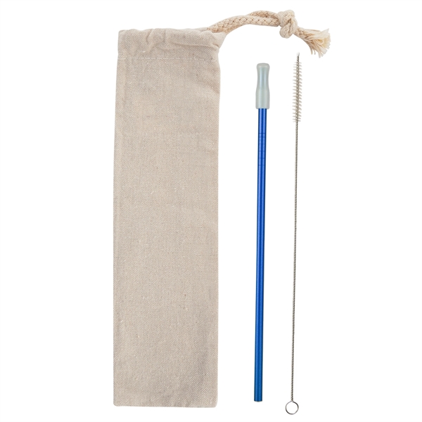 Park Avenue Stainless Straw Kit with Cotton Pouch - Image 10
