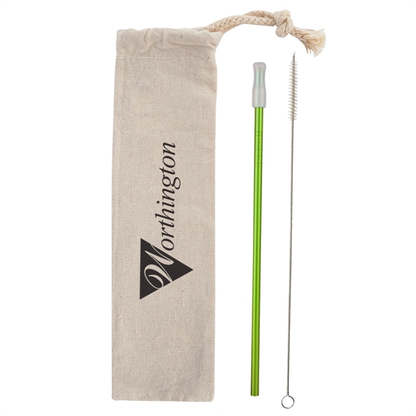 Park Avenue Stainless Straw Kit with Cotton Pouch - Image 16