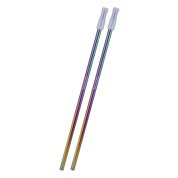 2- Pack Park Avenue Stainless Straw Kit with Cotton Pouch - Image 16