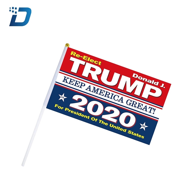 2020 Trump Handheld Slogan Flag - Image 4