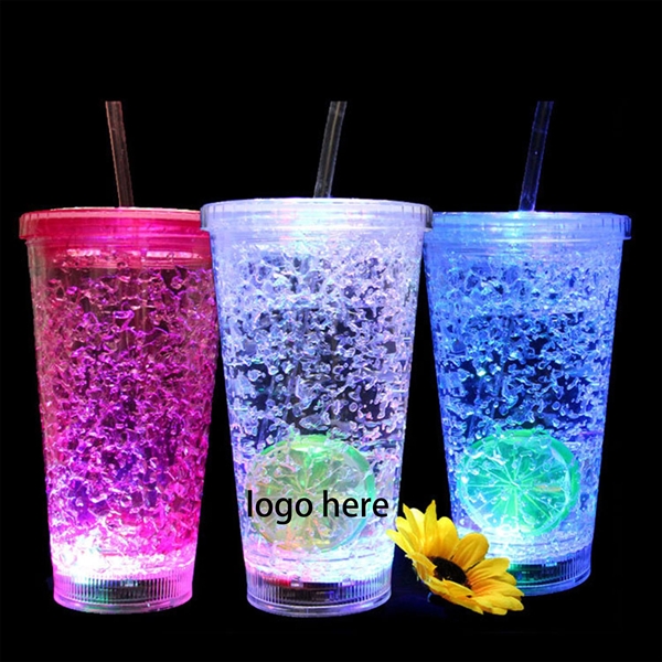 Cracked Ice Light Up Tumbler Cup