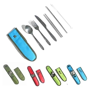 Eco-Friendly Portable Utensils with Carabiner