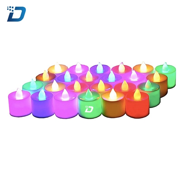LED Colorful Candle Lights - Image 1