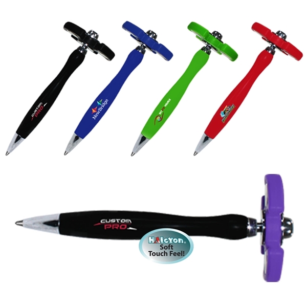 Halcyon® Spinner Pen, Full Color Digital - Closeout - Image 1