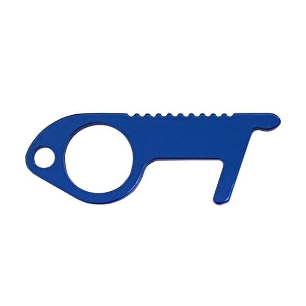 Metal Touch-less Key Tool - Blue - Image 1
