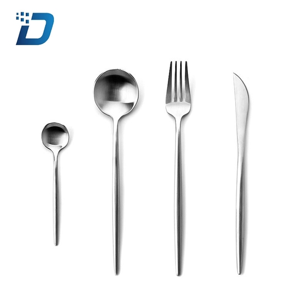 Stainless Steel Cutlery Knife And Fork Spoon Set Nordic West - Image 2