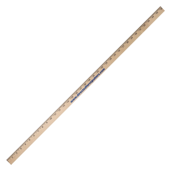 Clear Lacquered Yardstick - Image 1