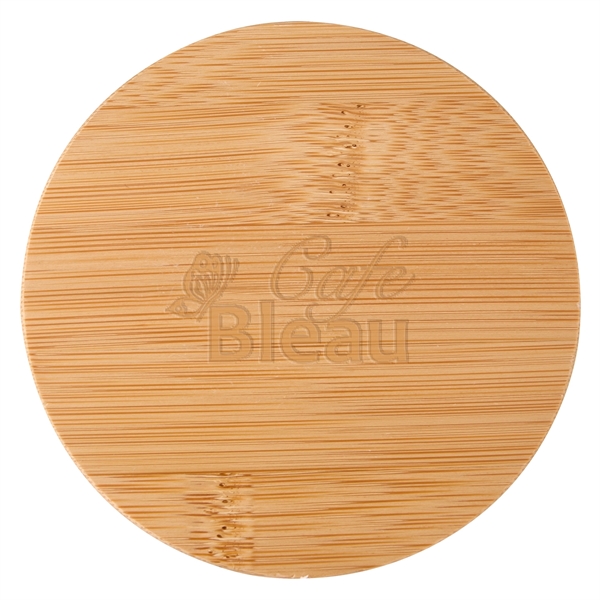24 Oz. Ceramic Container With Bamboo Lid - Image 8