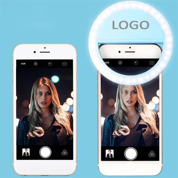 Phone Selfie Round LED Ring Fill Light Recharging - Image 1