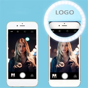 Phone Selfie Round LED Ring Fill Light Recharging