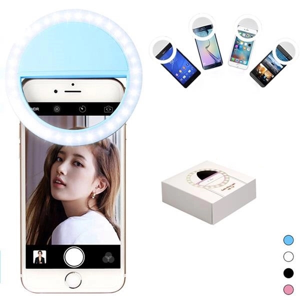 Phone Selfie Round LED Ring Fill Light Recharging - Image 3