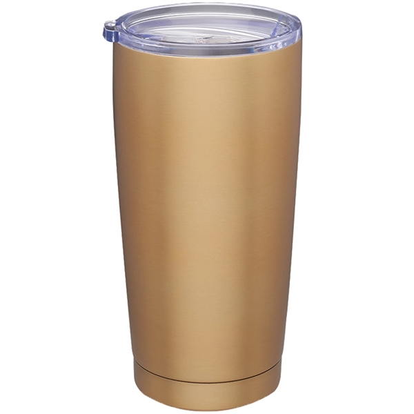 16 Oz Stainless Steel Insulated Tumbler w/ Finger Grip Hold - Image 3