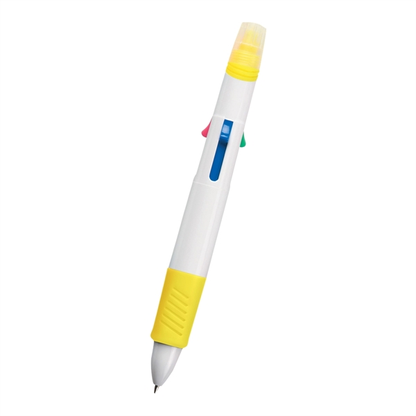 Quatro Pen With Highlighter - Image 10