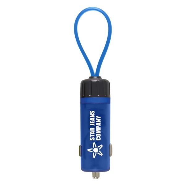Luminous USB Car Charger Key Strap - Image 9