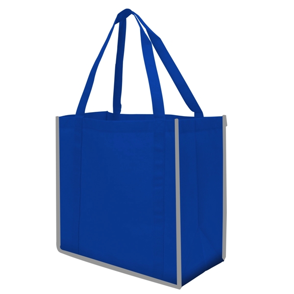 Reflective Large Grocery Tote Bag - Image 15