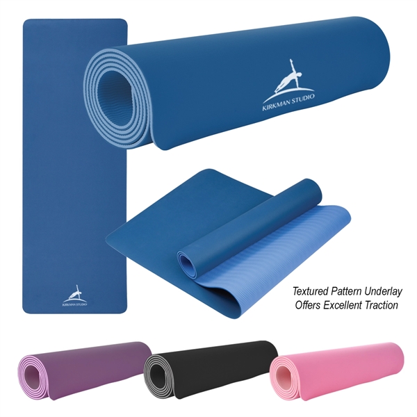 Two-Tone Double Layer Yoga Mat - Image 1